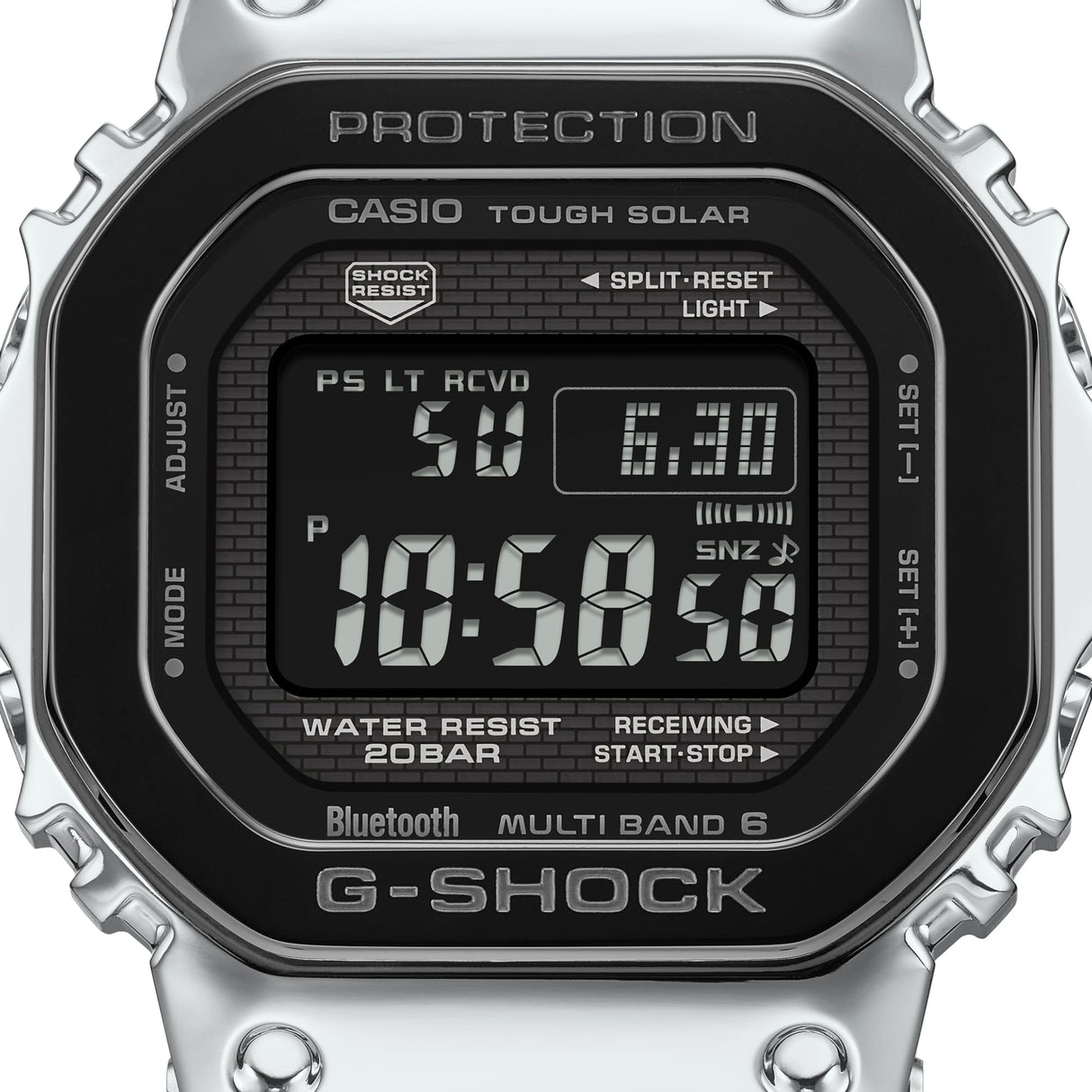 GMW-B5000 Reloj G-Shock de hombre correa de metal bluetooth
