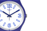 GN268 Reloj Swatch Electric Shark unisex pulsera de caucho