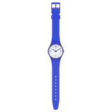 GN268 Reloj Swatch Electric Shark unisex pulsera de caucho