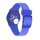 GN268 Reloj Swatch Electric Shark unisex pulsera de caucho
