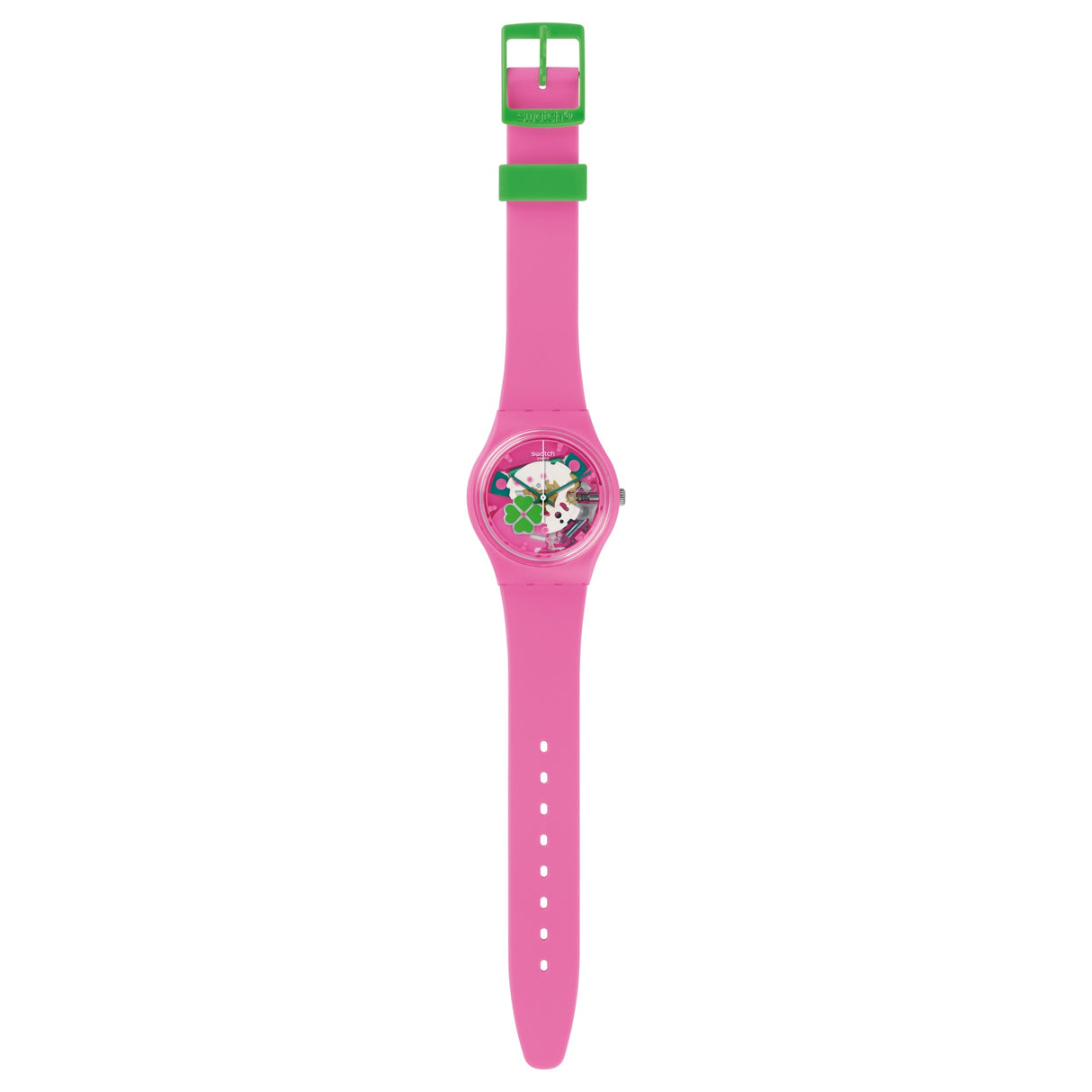 GP147 Reloj Swatch Flowerfull unisex correa de silicona
