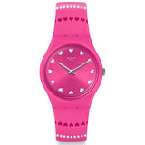 GP160 Reloj Swatch Coeur De Manege de dama banda de silicona 34 mm