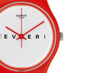 GR404 Swatch 4Everfever unisex pulsera de caucho