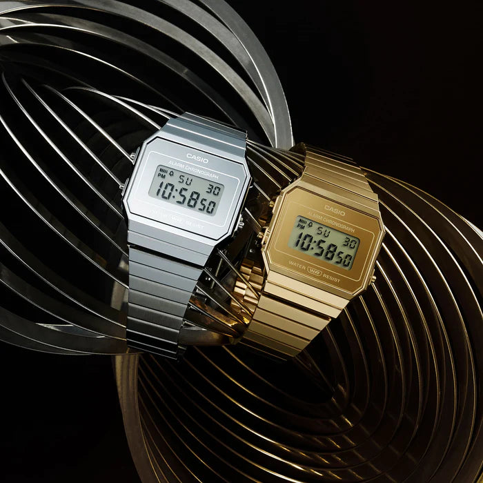A700WEV Casio Vintage Reloj Unisex Correa de Metal