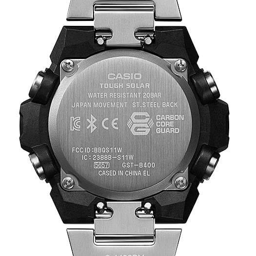 GST-B400 Reloj G-Shock para caballero pulsera de metal