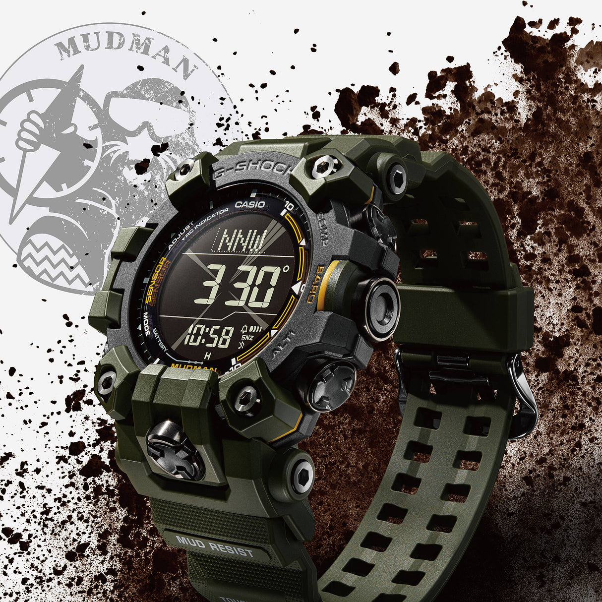 GW-9500 Reloj G-Shock para caballero pulsera de caucho