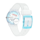 GW215 Reloj Swatch Retro Bianco unisex banda de silicona