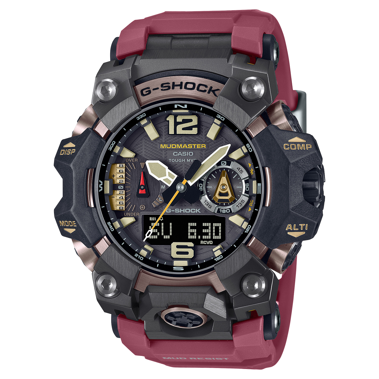 GWG-B1000TLC-1A Reloj G-Shock Master of G de hombre correa de caucho Land Cruiser Toyota