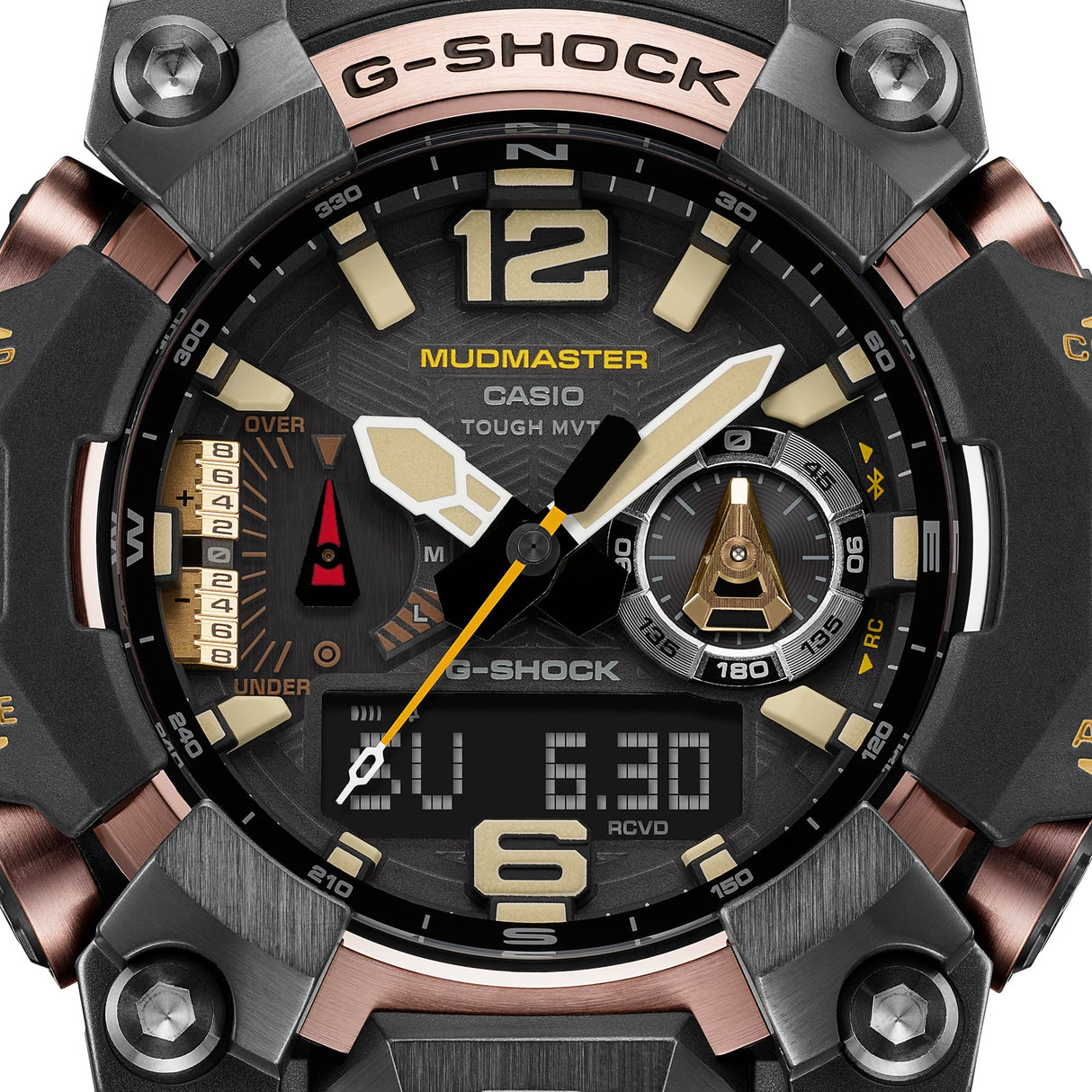GWG-B1000TLC-1A Reloj G-Shock Master of G de hombre correa de caucho Land Cruiser Toyota