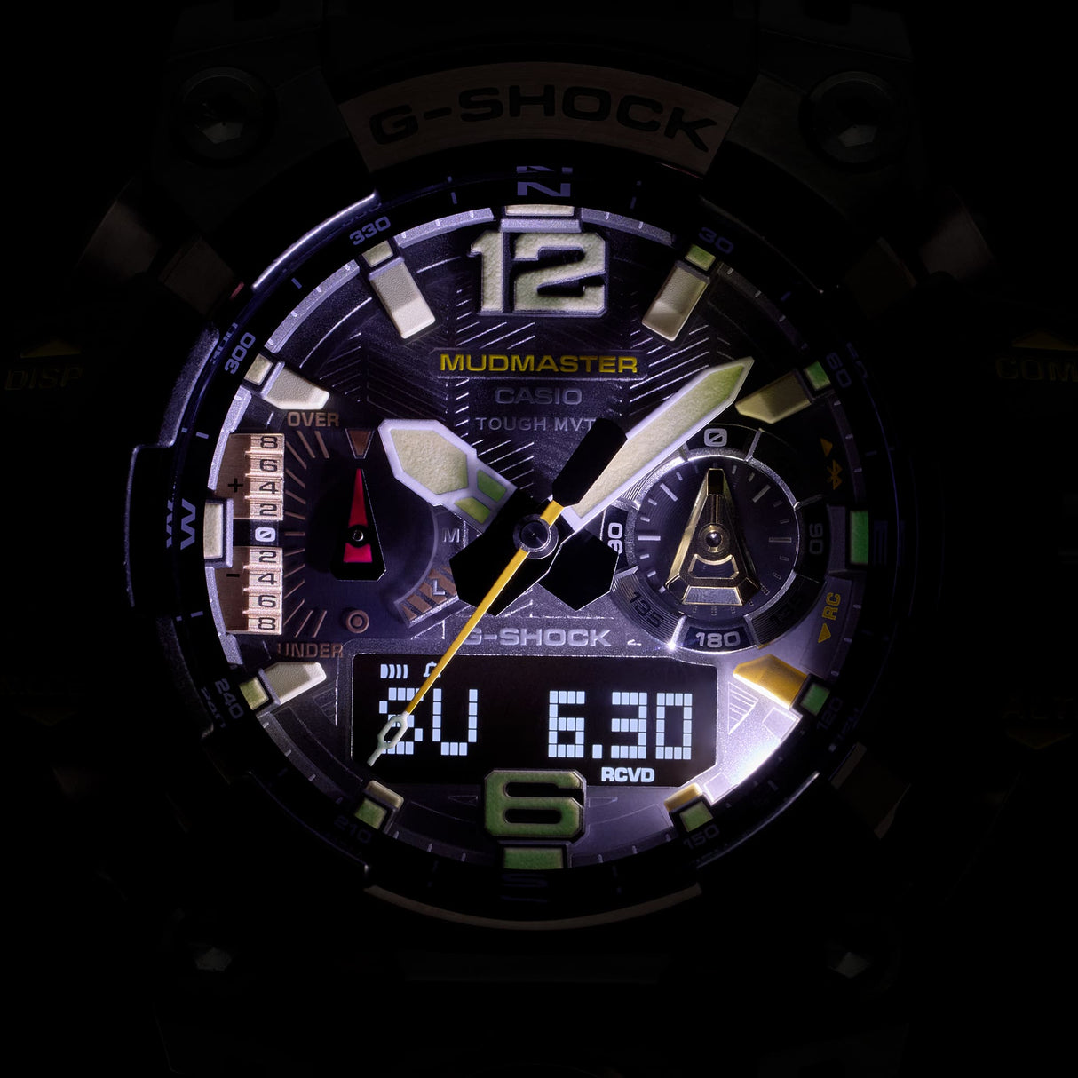 GWG-B1000TLC-1A Reloj G-Shock Master of G de hombre correa de caucho Land Cruiser Toyota