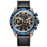 H3706G Reloj T5 para hombre pulsera de Cuero