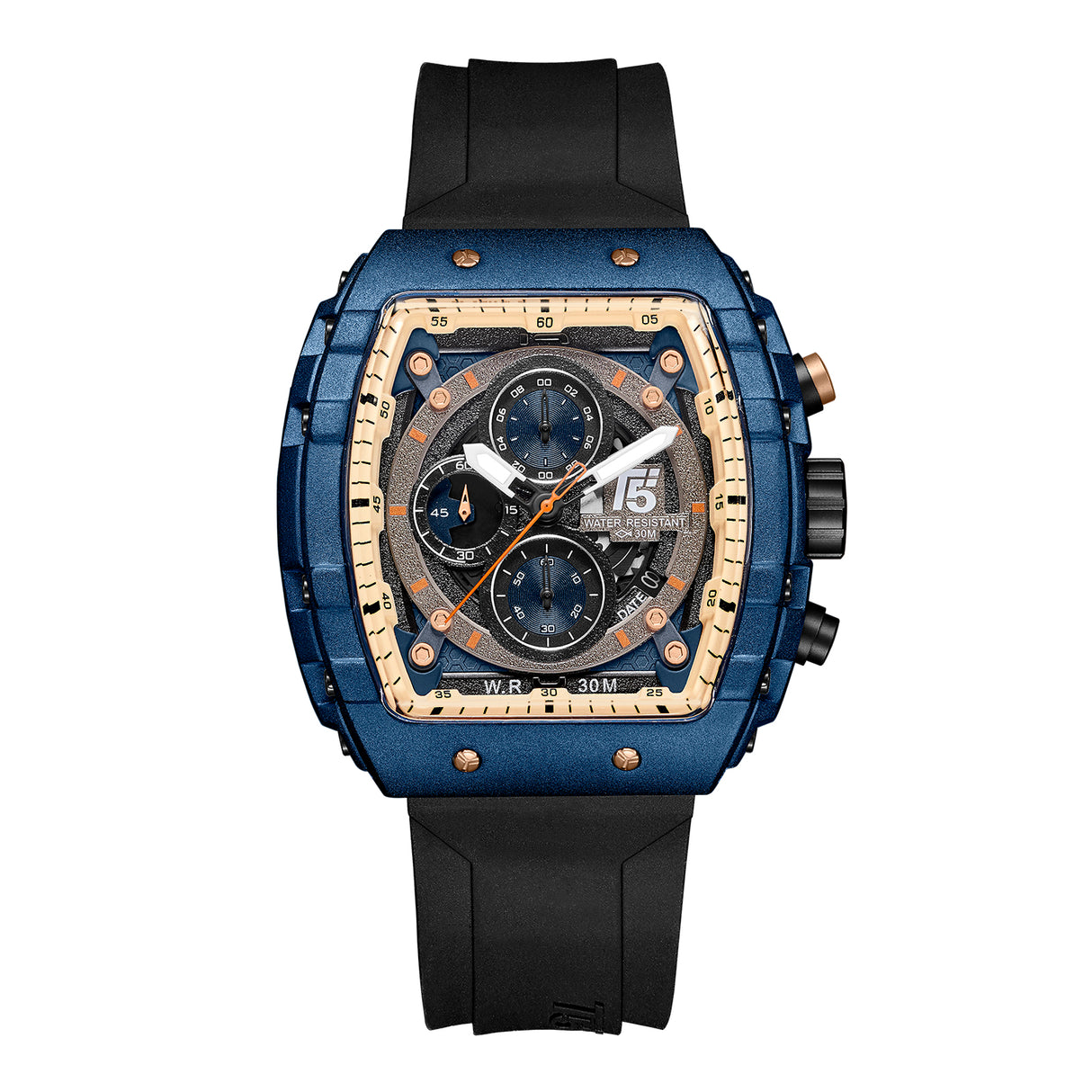 H3856G Reloj T5 para hombre pulsera de metal