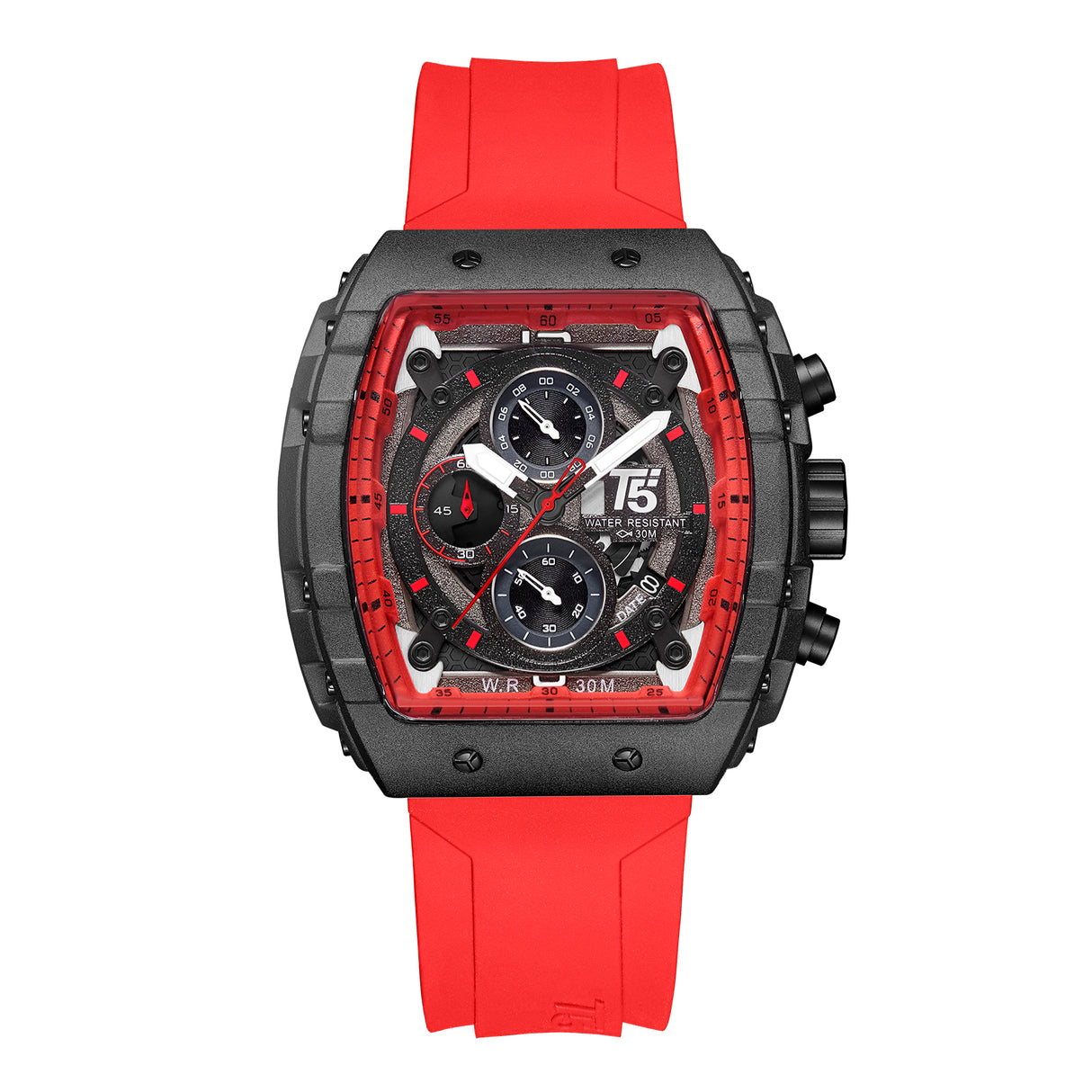 H3856G Reloj T5 para hombre pulsera de metal