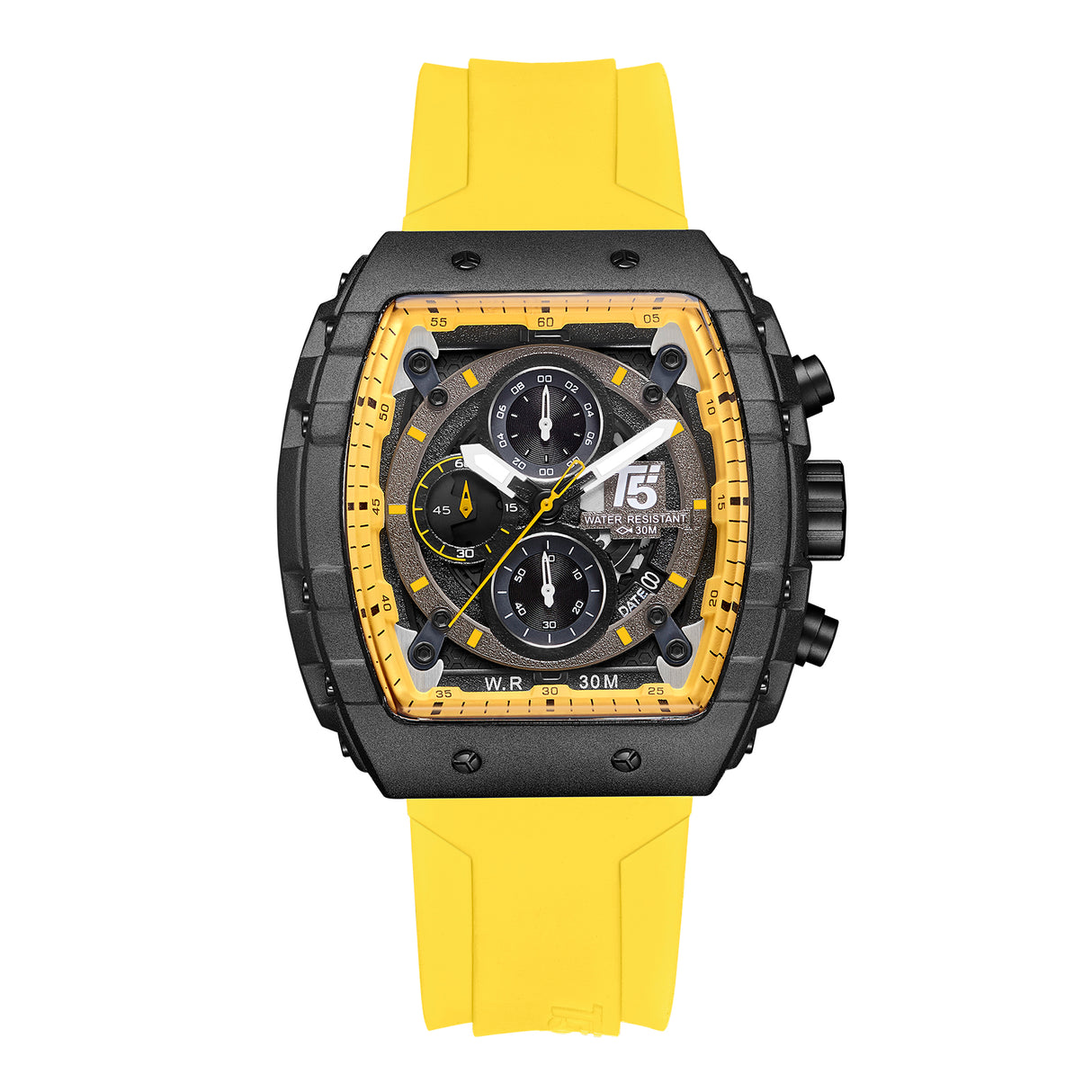 H3856G Reloj T5 para hombre pulsera de metal