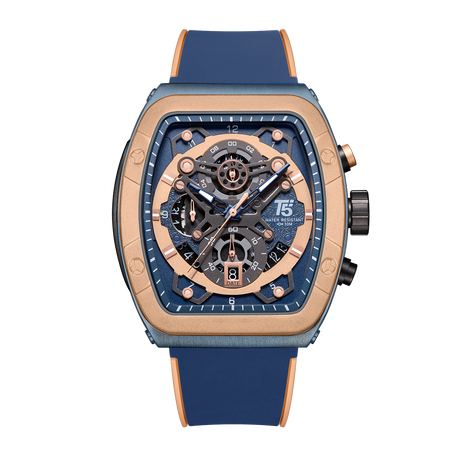 H3857G T5 Reloj para Caballero Pulsera de Goma Análogo