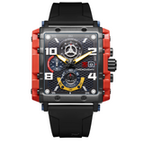 H3886G Reloj T5 para hombre análogo pulsera de caucho