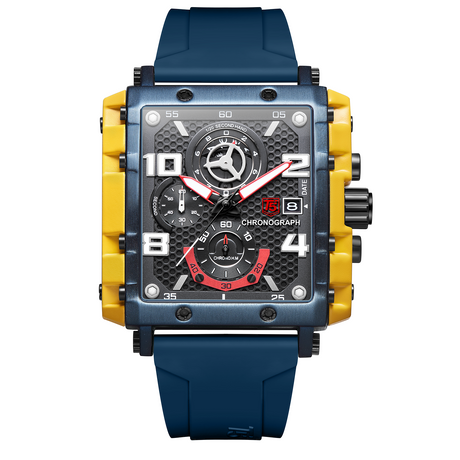 H3886G Reloj T5 para hombre análogo pulsera de caucho