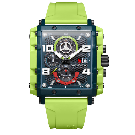 H3886G Reloj T5 para hombre análogo pulsera de caucho