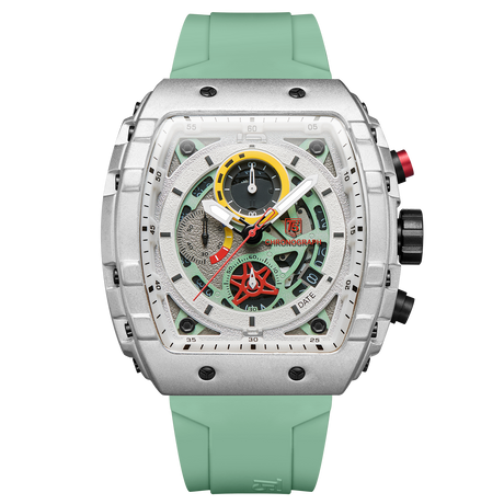 H3905G Reloj T5 para hombre pulsera de caucho