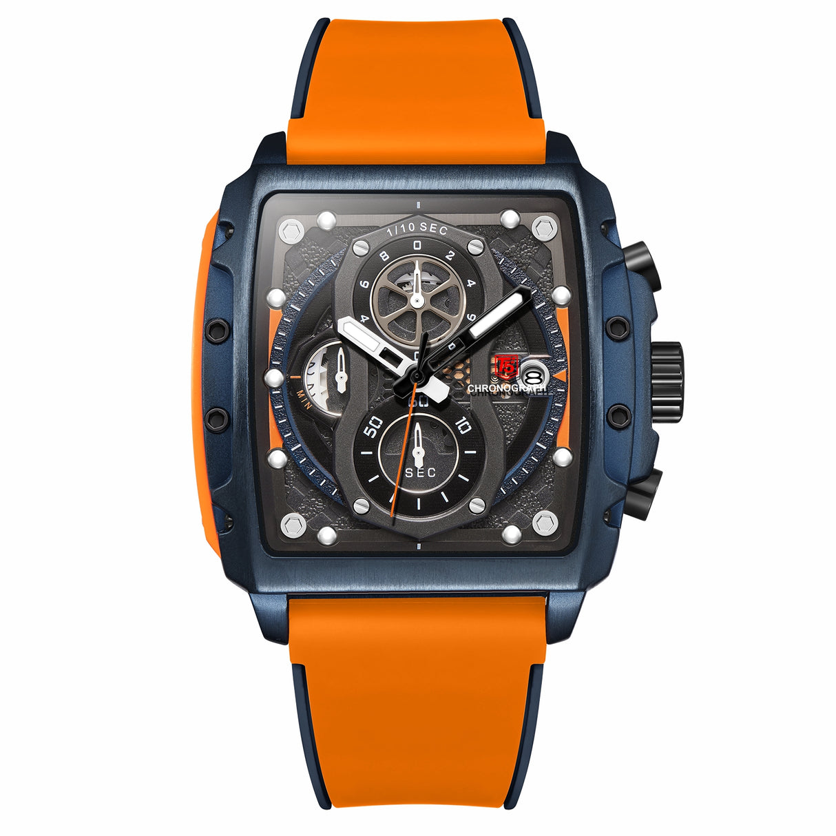 H3920G T5 Reloj para Hombre Pulsera de Caucho Análogo