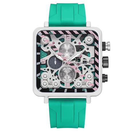 H3945G T5 Reloj para Hombre Pulsera de Caucho Análogo