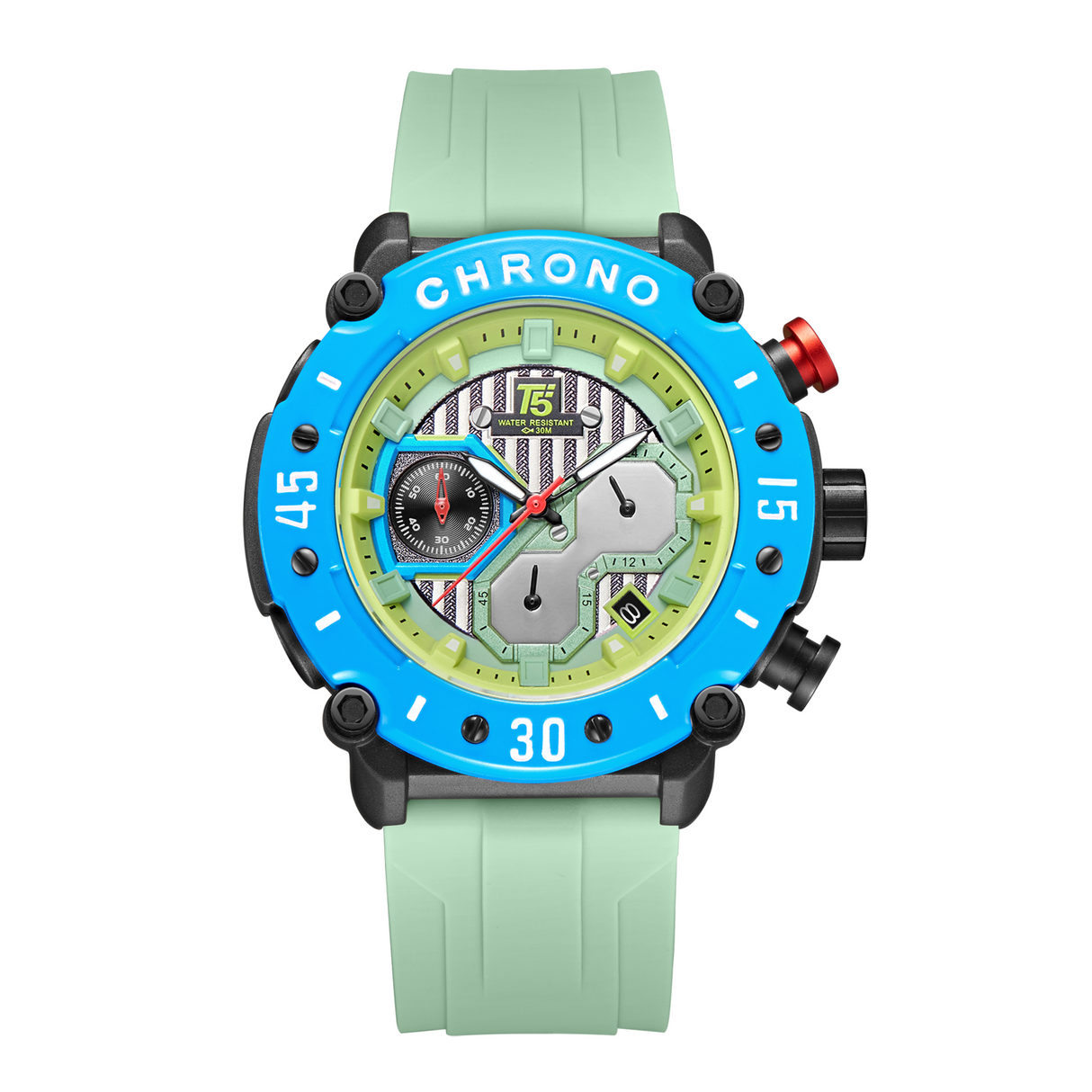 H3983G T5 Reloj para Hombre Pulsera de Caucho Análogo