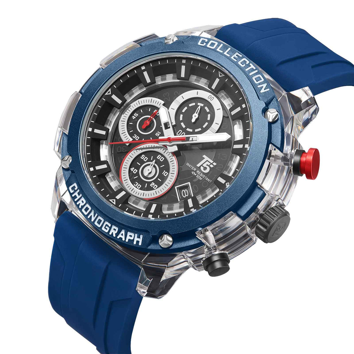 H4015G Reloj T5 para hombre pulsera de resina