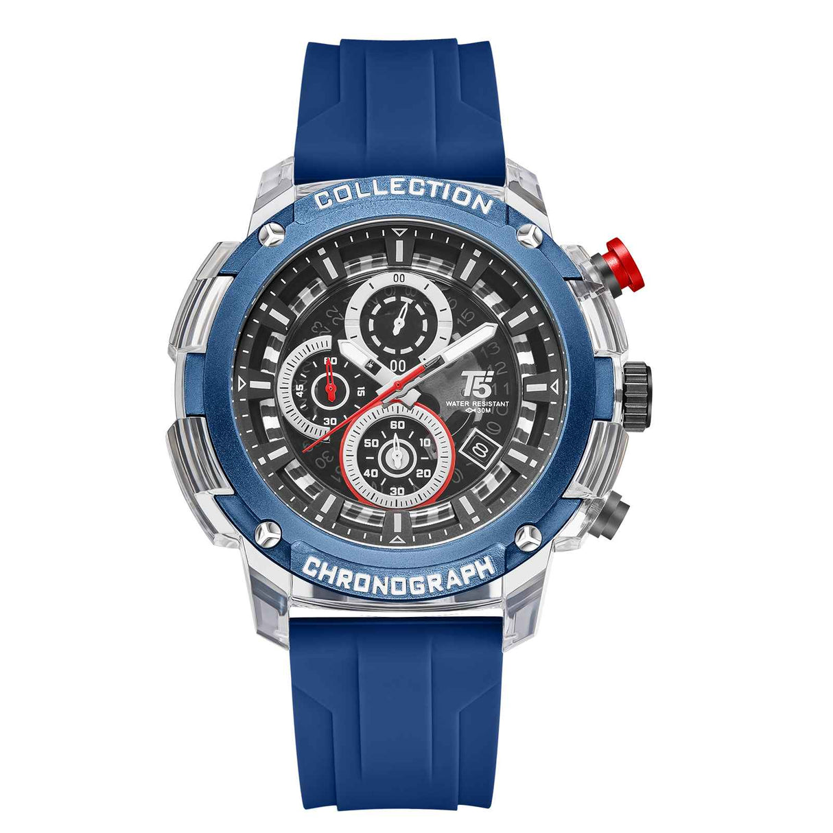 H4015G Reloj T5 para hombre pulsera de resina