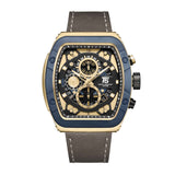 H4016G Reloj T5 para hombre pulsera de cuero