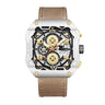 H4029G Reloj T5 para caballero pulsera de piel