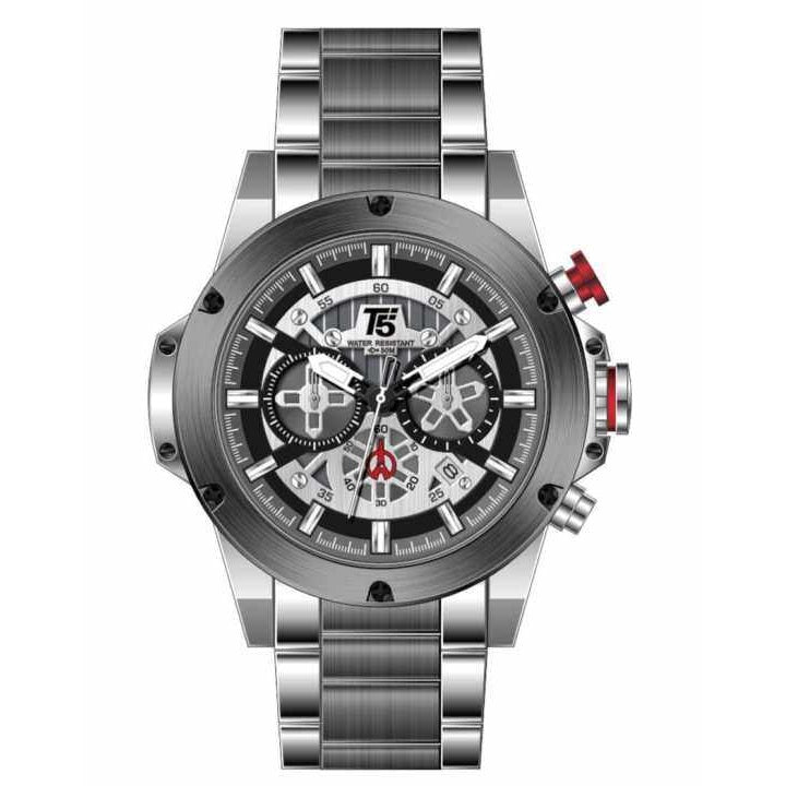 H4030G Reloj T5 para hombre pulsera de metal