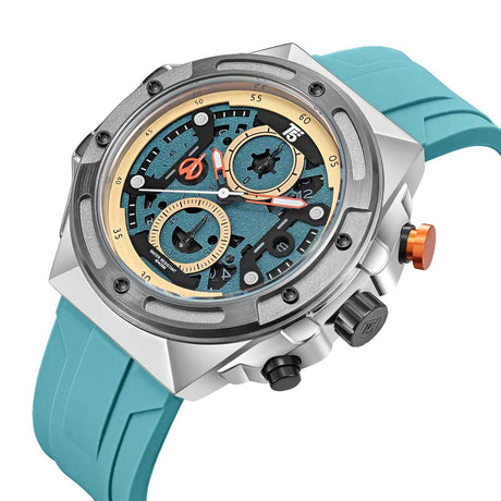 H4046G Reloj T5 para hombre pulsera de caucho