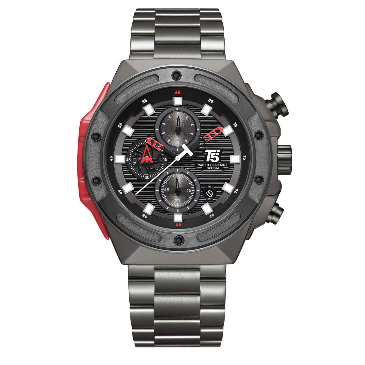 H4067G Reloj T5 para hombre pulsera de Metal