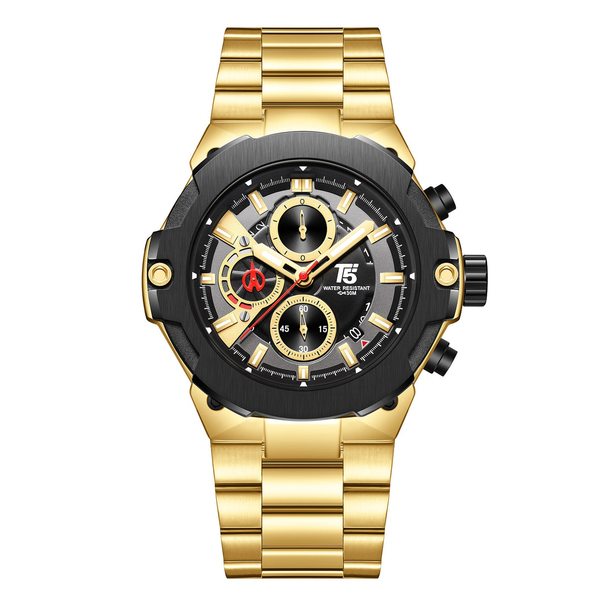 H4088G Reloj T5 para hombre pulsera de Metal