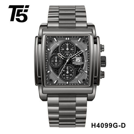 H4099G Reloj T5 para hombre pulsera de metal