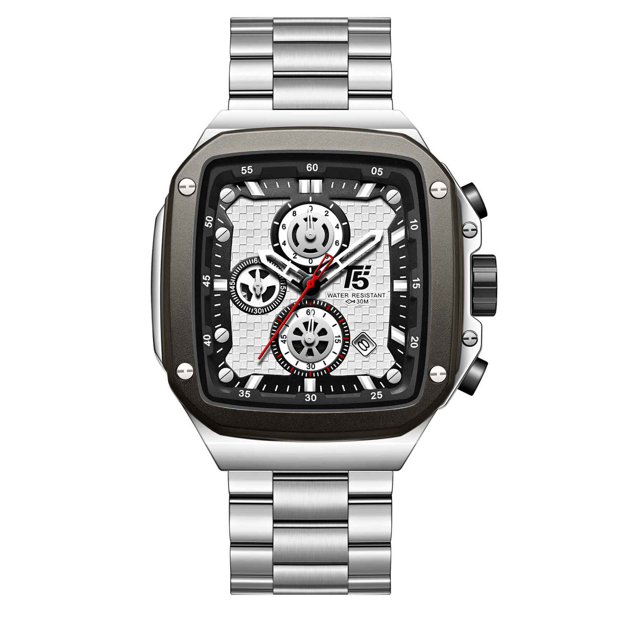 H4110G Reloj T5 para hombre pulsera de metal