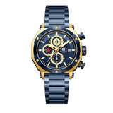 4111 Reloj T5 para hombre pulsera de metal análogo