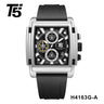 H4163G Reloj T5 para hombre pulsera de caucho