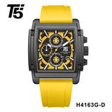 H4163G Reloj T5 para hombre pulsera de caucho