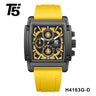 H4163G Reloj T5 para hombre pulsera de caucho