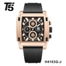 H4163G Reloj T5 para hombre pulsera de caucho