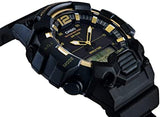 HDC-700 Reloj Casio para Hombre Pulsera de Caucho Doble hora Hora Mundial 10 Años de Batería, Illuminator