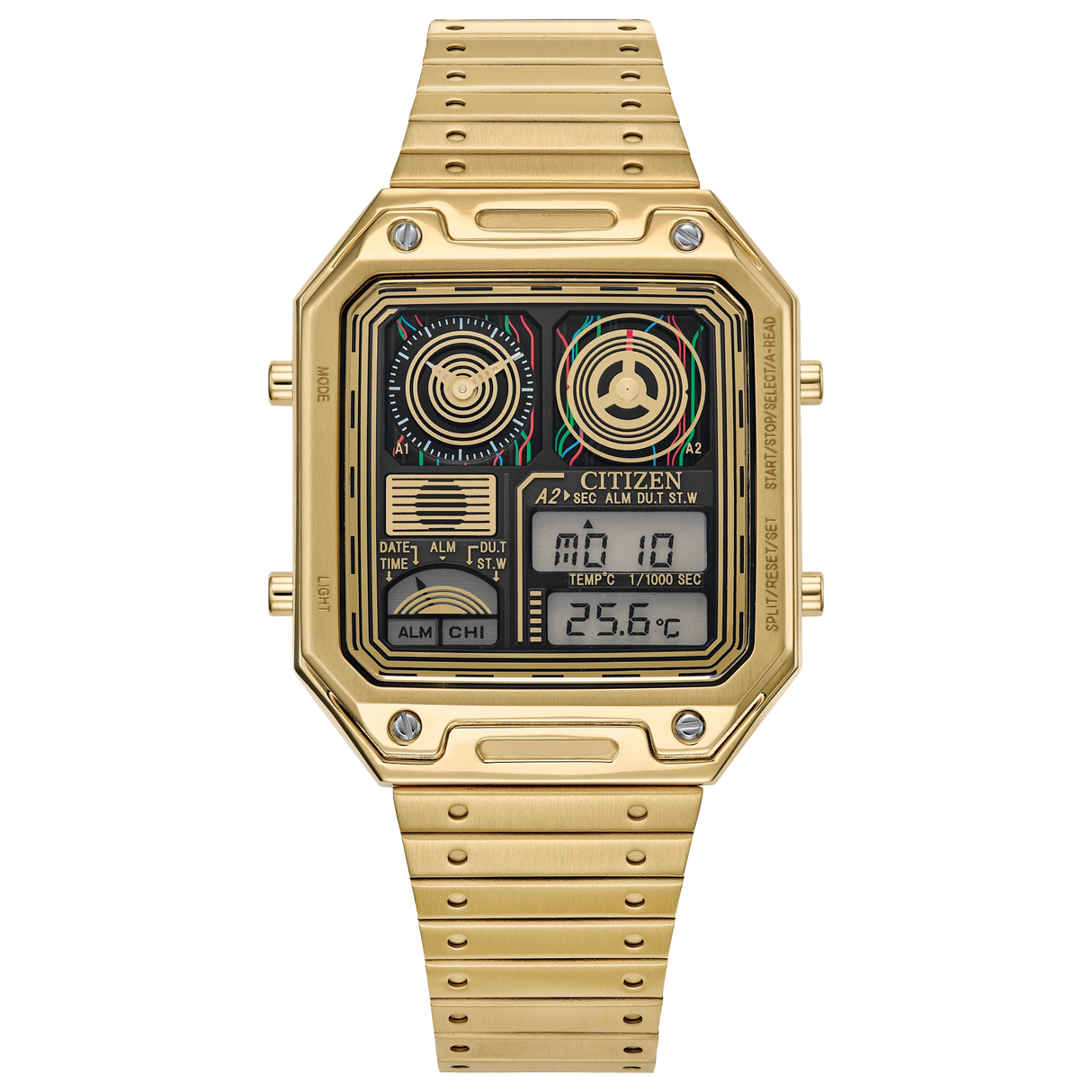 JG2123-59E Reloj Citizen Star Wars C-3PO de hombre correa de metal digital