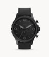 Reloj Fossil Nate de hombre correa de cuero 50 mm