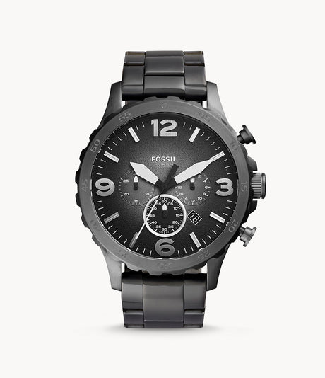 Reloj Fossil Nate de hombre correa de acero inoxidable