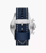 Reloj Fossil Nate de hombre correa de cuero 50 mm
