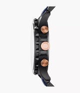 Reloj Fossil Nate de caballero pulsera de metal 50 mm