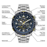 JY8078-52L Reloj Citizen Promaster Skyhawk de caballero banda de metal