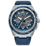 JY8148-08L Reloj Citizen Promaster Skyhawk A-T de hombre pulsera de cuero 46 mm