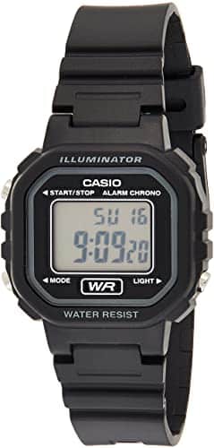 LA-20 Reloj Casio para Mujer Pulsera de Caucho Digital Illuminator